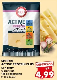 SM Ryki Active Protein Plus Ser żółty w plastrach