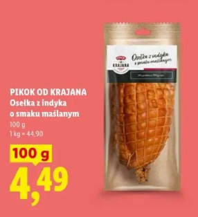 Pikok od Krajana Osetka z indyka o smaku maślanym