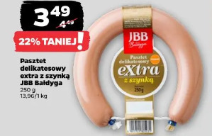Pasztet delikatesowy extra z szynką JBB Bałdyga