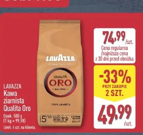 Lavazza Kawa ziarnista Qualita Oro