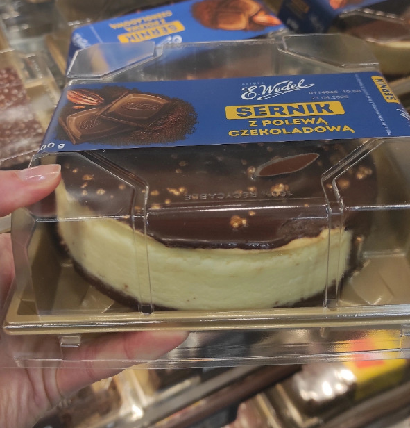 E. Wedel sernik z polewą czekoladową