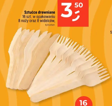 Sztućce drewniane