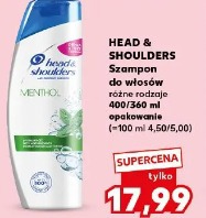 Head & Shoulders Szampon do włosów różne rodzaje 400/360 ml opakowanie