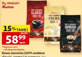 Kawa ziarnista 100% arabica: classic, crema lub espresso