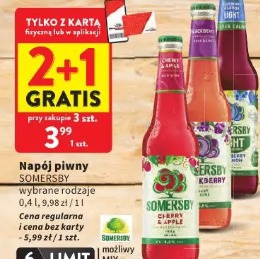 Napój piwny Somersby