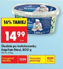 Śledzie po kołobrzesku Kapitan Navi