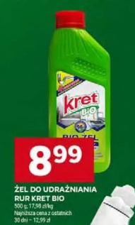 Żel do udrażniania rur Kret Bio