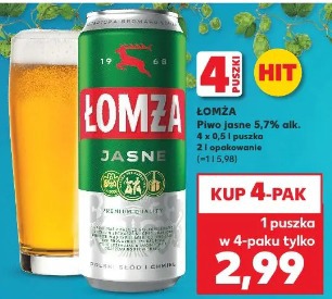 Łomża Piwo jasne 5,7% alk.