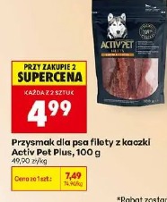 Przysmak dla psa filety z kaczki Activ Pet Plus, 100 g