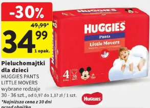 Huggies pieluchomajtki dla dzieci Little Movers