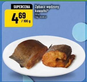 Zębacz wędzony kawałki