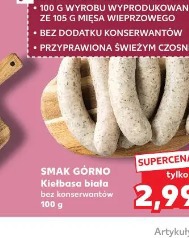 Smak Górno Kiełbasa biała bez konserwantów
