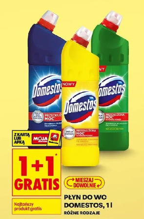 Płyn do WC Domestos, 1l różne rodzaje
