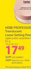 Hebe Professional Translucent Loose Setting Powder sypki puder