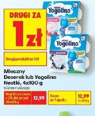 Mleczny deserek lub Yogolino Nestlé