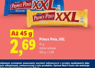 Prince Polo, XXL