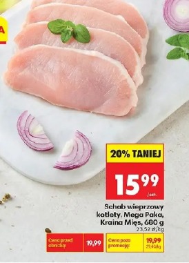 Schab wieprzowy kotlety Mega Paka Kraina Mięs