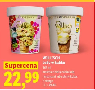 Willisch lody w kubku