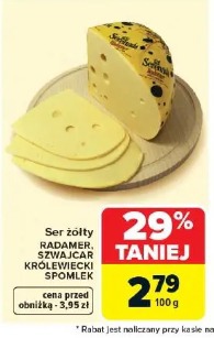 Ser żółty RADAMER, SZWJACAR KRÓLEWIECKI SPOMLEK