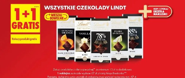 Wszystkie czekolady Lindt