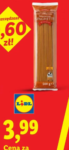 Combino Spaghetti pełnoziarnisty