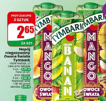 Napój niegazowany Owoce Świata Tymbark