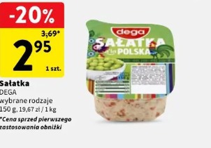 Sałatka DEGA wybrane rodzaje