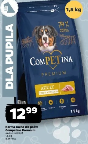 Karma sucha dla psów Competina Premium