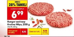 Burger wołowy Kraina Mięs