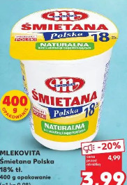 Mlekovita Śmietana Polska 18%