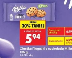 Ciastka Pieguski z czekoladą Milka