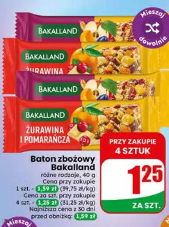 Baton zbożowy Bakalland