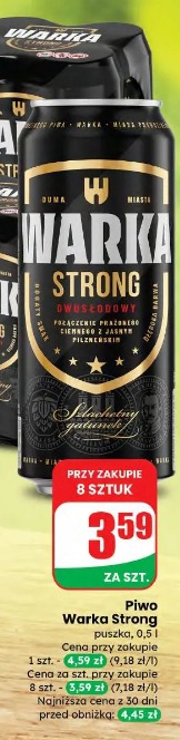 Piwo Warka Strong