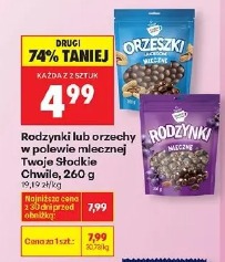 Rodzynki lub orzechy w polewie mlecznej Twoje Słodkie Chwile