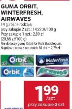 Guma Orbit, Winterfresh, Airways