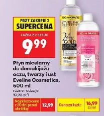Eveline Cosmetics płyn micelarny do demakijażu oczu, twarzy i ust