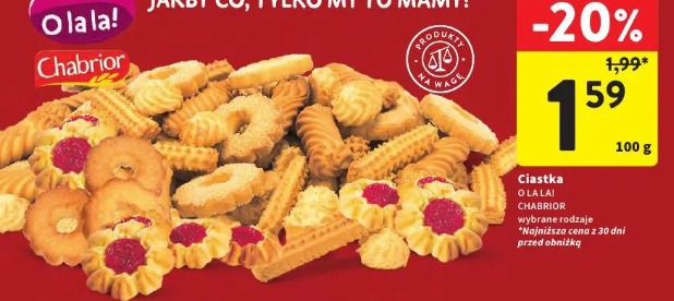 Ciastka O La La! Chabrior