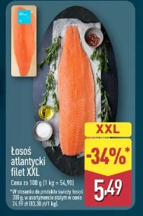 Łosoś atlantycki filet XXL