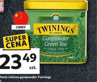 Herbata zielona gunpowder Twinings