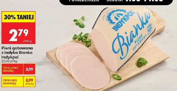 Pierś gotowana z indyka Bianka Indykpol