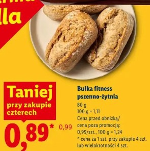 Bułka fitness pszenno-żytnia