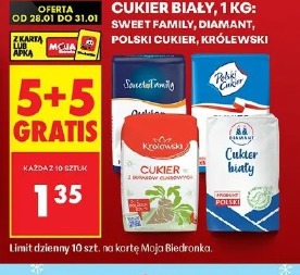 Cukier biały Sweet Family, Diamant, Polski Cukier, Królewski