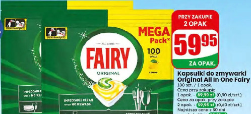 Kapsułki do zmywarki Original All In One Fairy