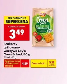 Krakersy grillowane warzywa Lay's Oven Baked