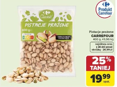 Pistacje prażone Carrefour