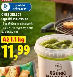 Chef Select Ogórki małosolne