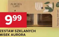 Zestaw szklanych misek Aurora