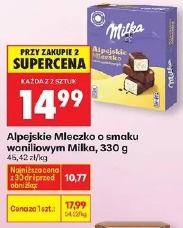 Alpejskie Mleczko o smaku waniliowym Milka