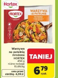 Warzywa na patelnię mrożone HORTEX 450 g różne rodzaje
