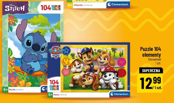 Puzzle 104 elementy Clementoni